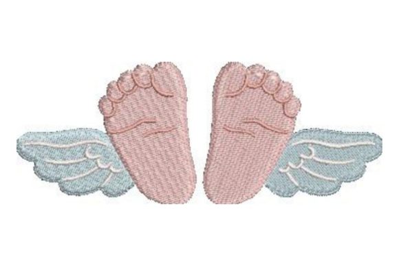 Baby Feet with Wings: A Holiday Embroidery Review