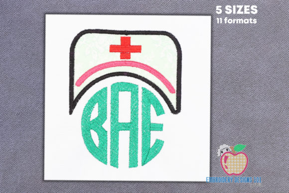 Nurse Cap with Monogram Applique: A Holiday Review