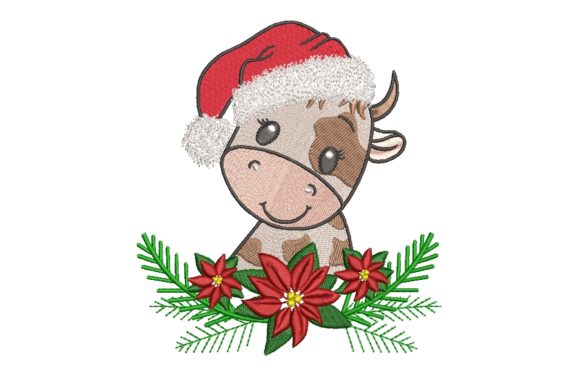 Reviewing Christmas Bull for Festive Embroidery
