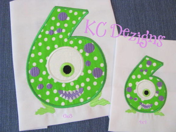Reviewing Silly Monster Number 6 Applique